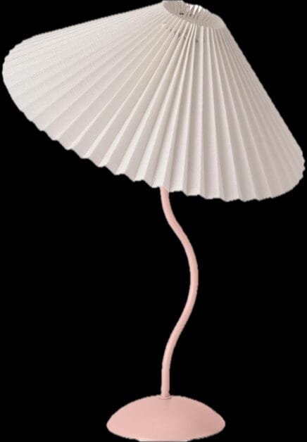 KUNJOULAM Small Pleated Table Lamp