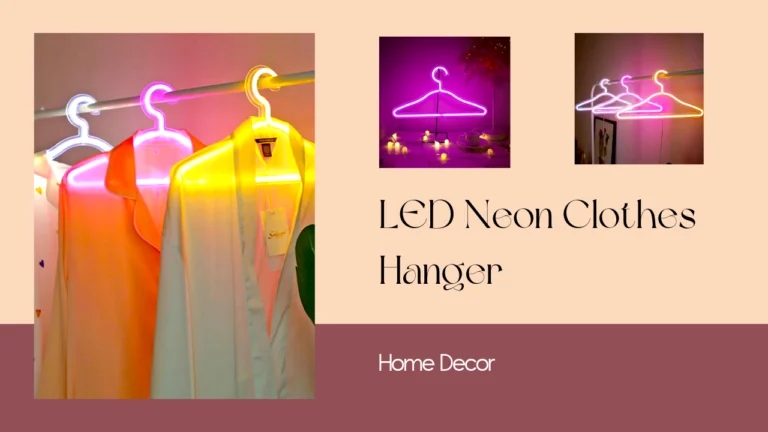 LED Neon Clothes Hanger