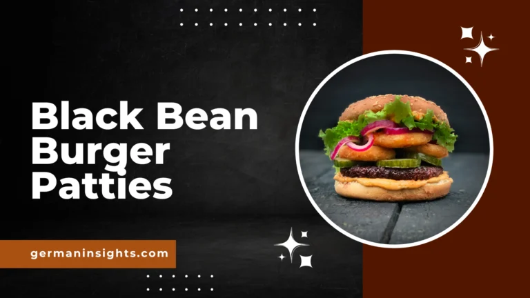 Black Bean Burger Patties