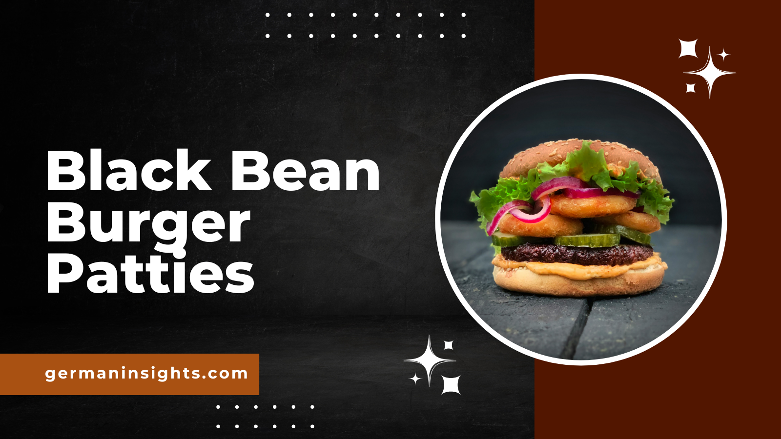 Black Bean Burger Patties