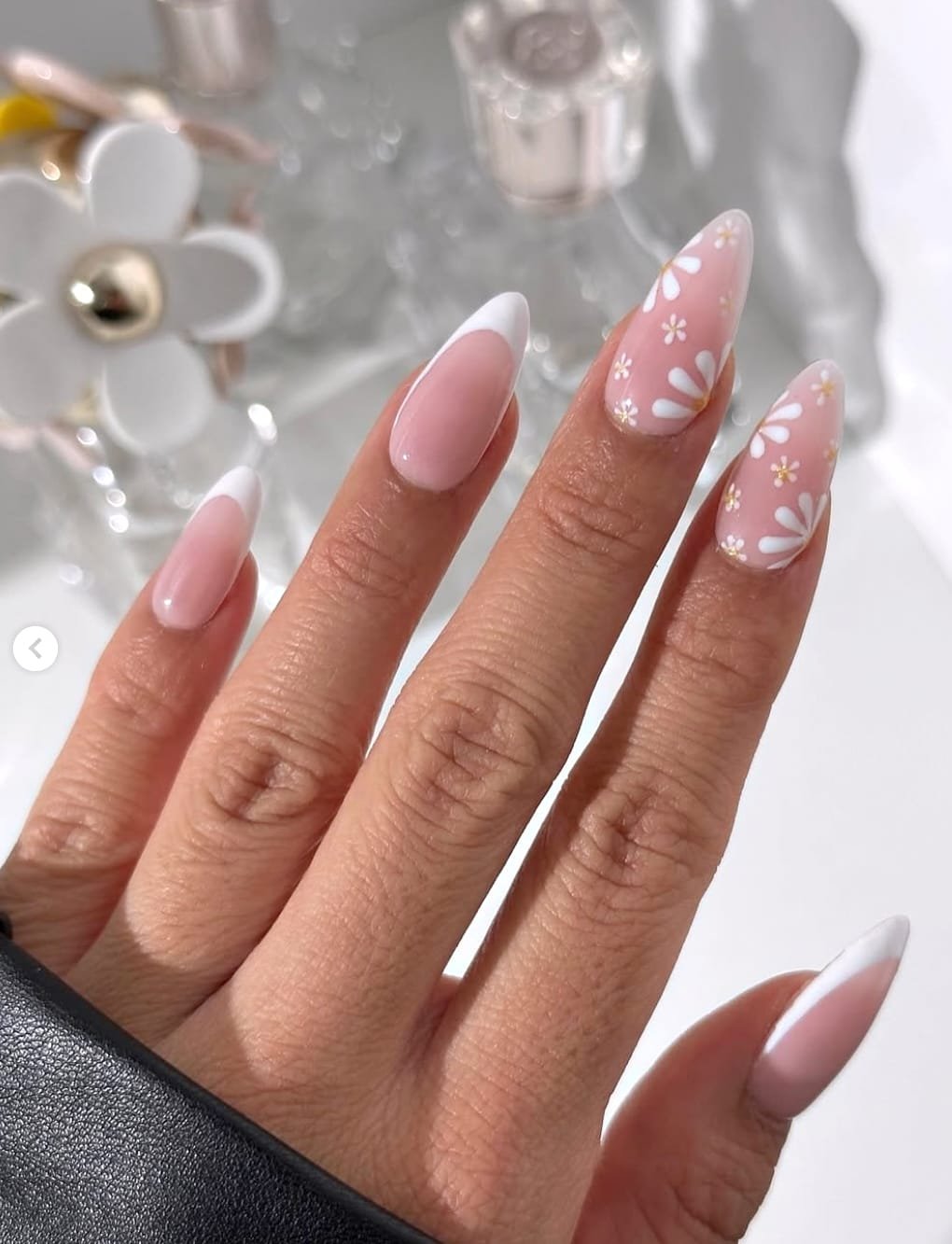Daisy Dreams: Spring Stiletto Nails