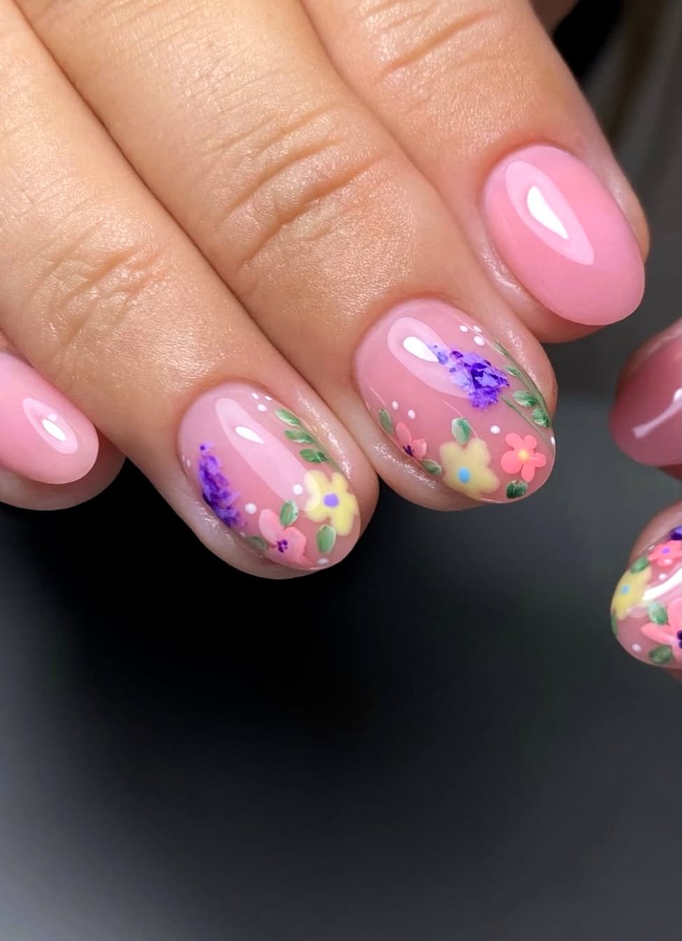 Soft Blooms: Spring Nail Art