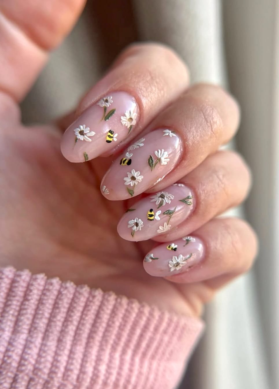 Natural Bloom: Spring Floral Nails