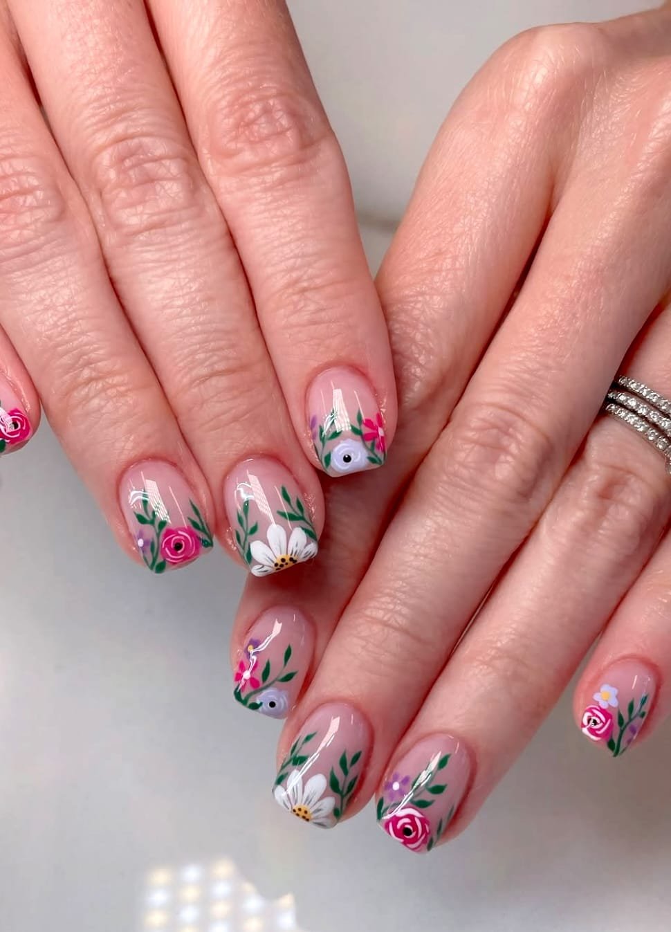 Garden Blooms: Spring Nail Art