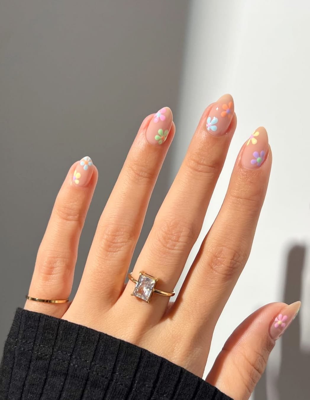 Pastel Petals & Sparkle: Spring Nail Art