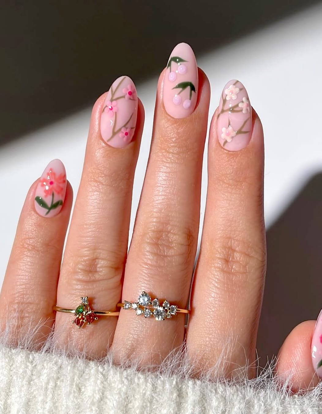 Cherry Blossom Bloom: Spring Nail Art