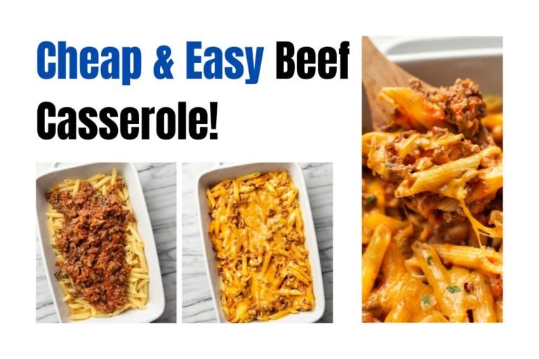 Budget-Friendly Beef Casserole
