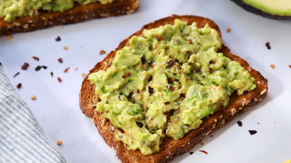 Avocado Toast on Whole-Grain Bread