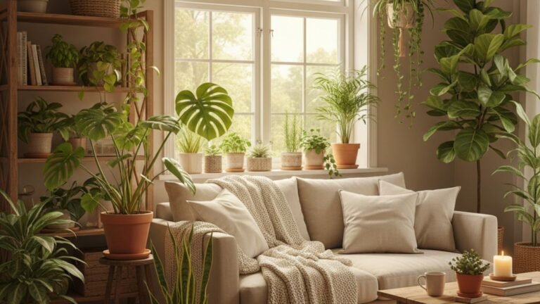 Cozy Home With Plants