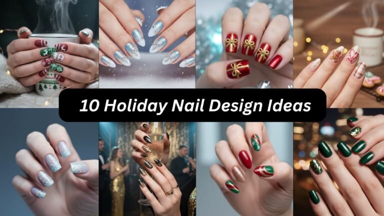10 Holiday Nail Design Ideas