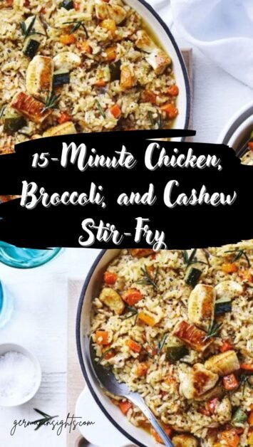 15-Minute Chicken, Broccoli, and Cashew Stir-FryÂ