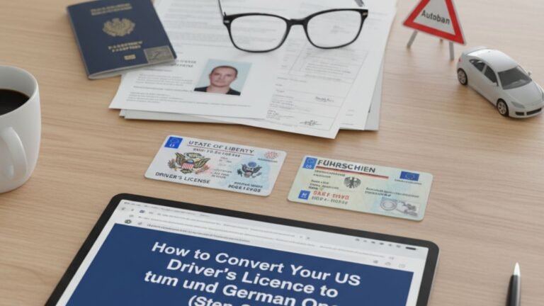 Converting US driver's license to German