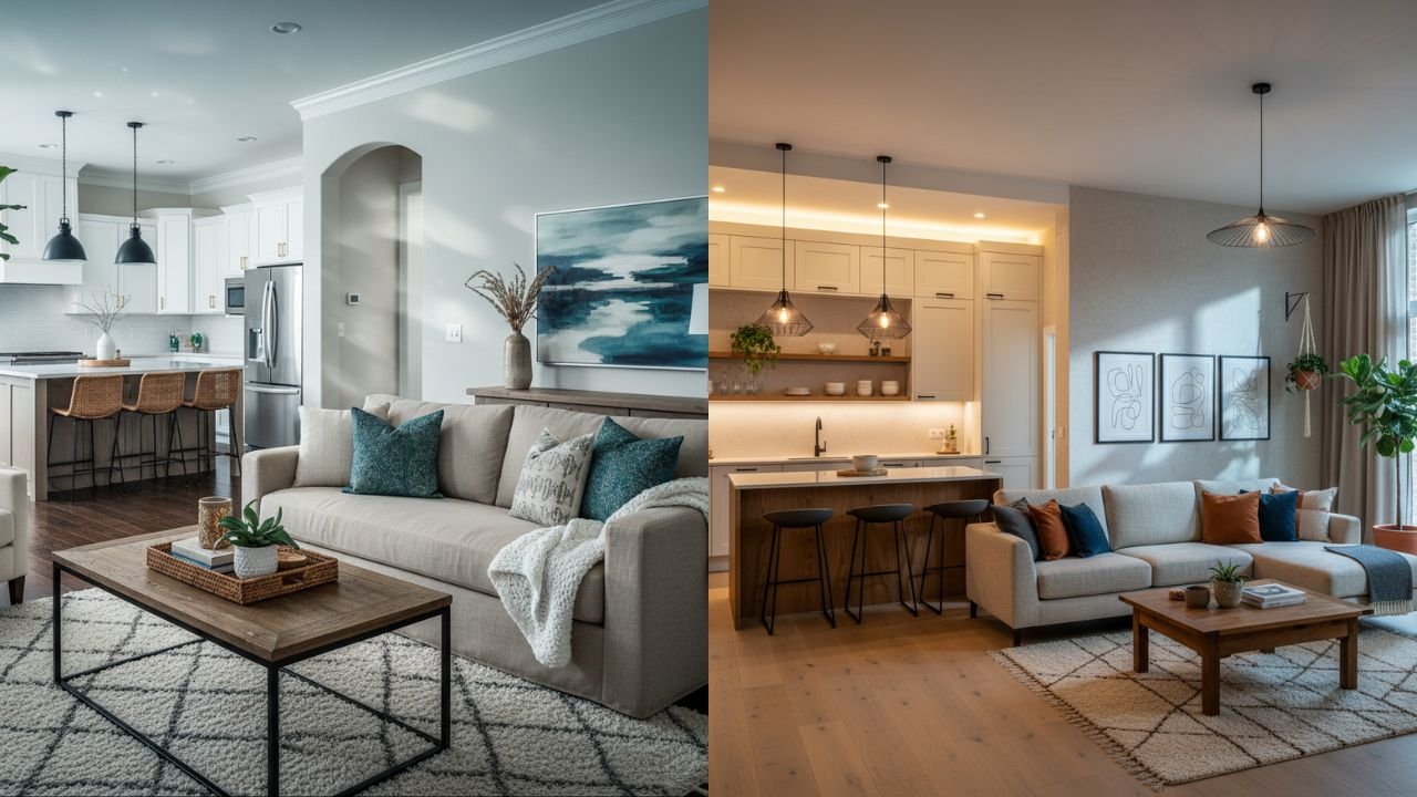 Fresh Home Decor Ideas for a Stylish Living Room and Kitchen