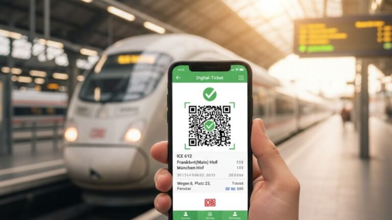 How to buy a train ticket in Germany DB App