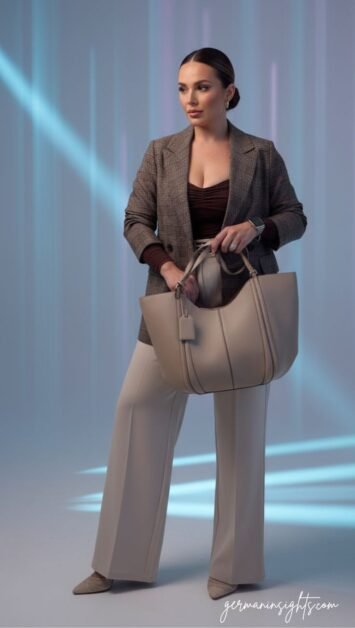Neutral Tones Work Outfit Idea
