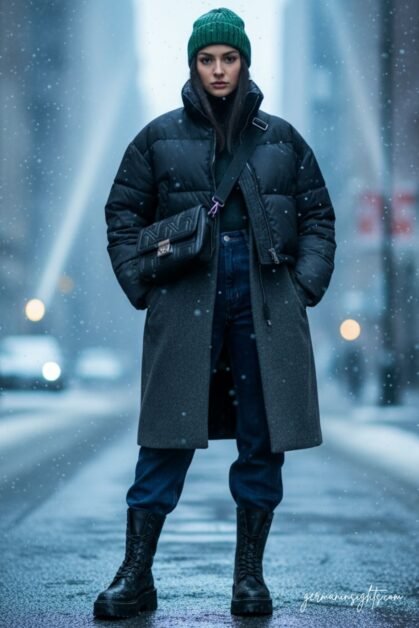 Trendy Winter Streetwear: The Ultimate Puffer Jacket Layering Hack