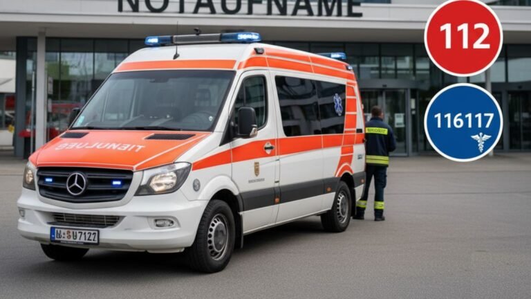 What to do in a medical emergency in Germany