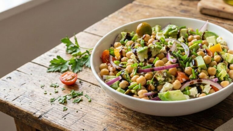 Chickpea Feta Avocado Salad Recipe
