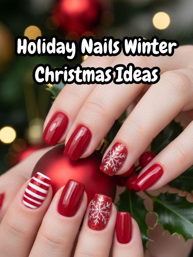 10 Holiday Nails Winter Christmas Ideas
