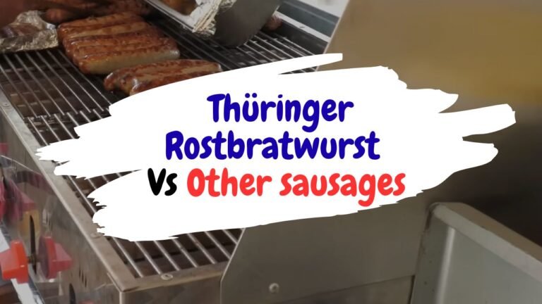 What is the difference between Thüringer Rostbratwurst and other sausages