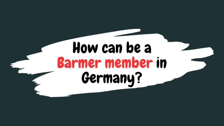 How can be a Barmer member in Germany?