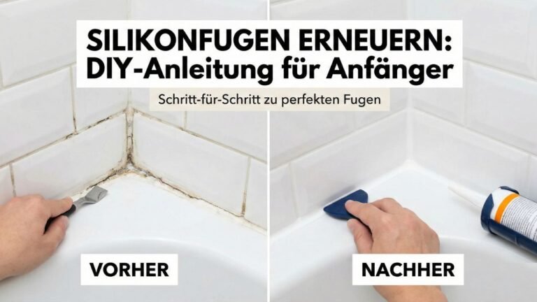 Silikonfugen erneuern