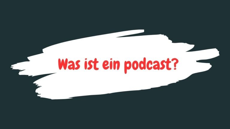 Was ist ein podcast?