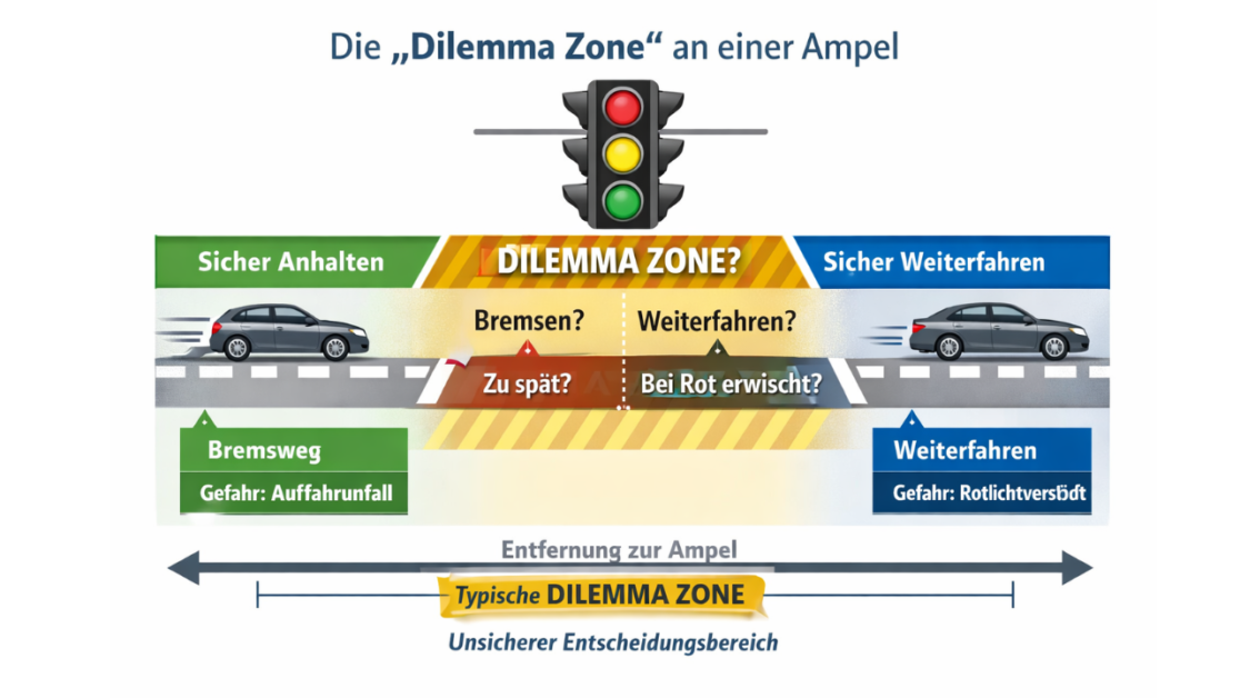 Schema der Dilemma Zone