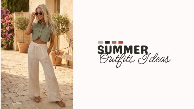 Linen Pants & Olive Denim | Summer Fashion