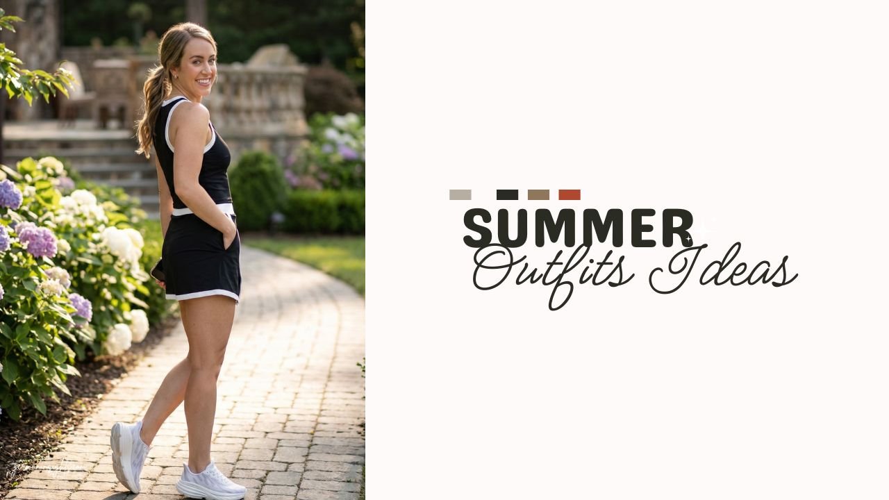 Perfect Sporty Chic Summer Outfit