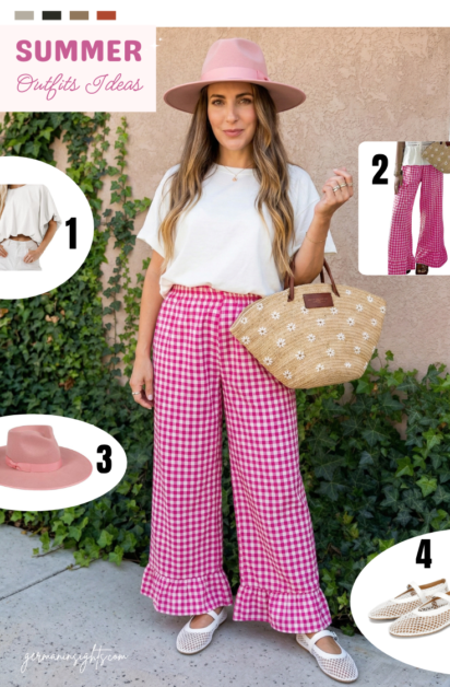 Pink Gingham Aesthetic | Summer Style