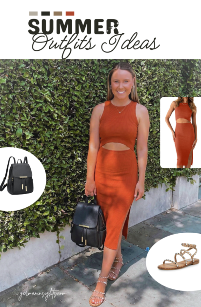 Summer Midi Bodycon Dresses | Summer Outfits Ideas