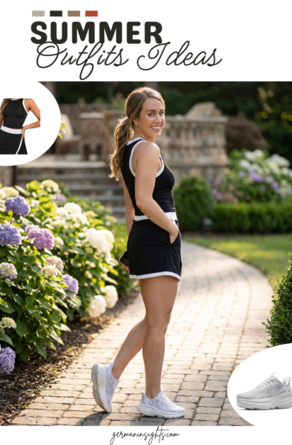 Summer Outfit Idea | Black & White Matching Set