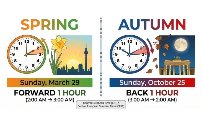 Time Change in Germany 2026: Zeitumstellung