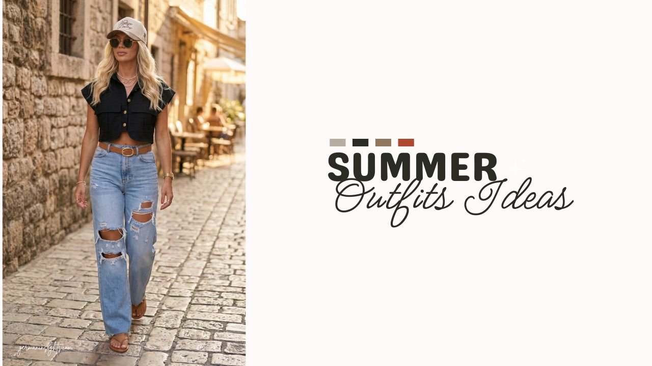 Trendy Denim & Crop Top Outfit Inspo