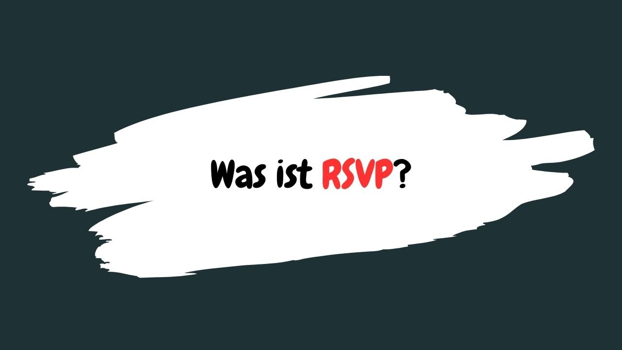 Was ist RSVP