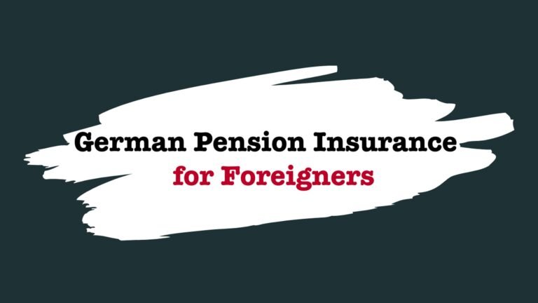 German Pension Insurance for Foreigners
