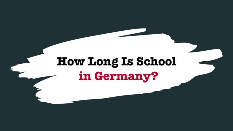 How Long Is School in Germany