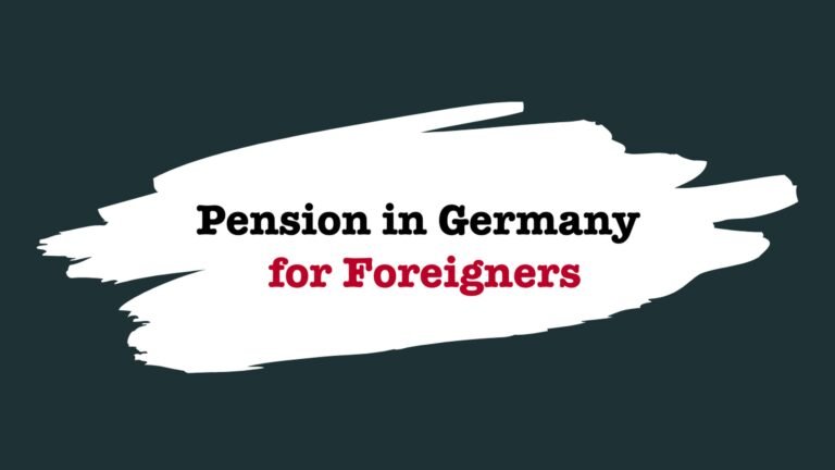 Pension in Germany for Foreigners
