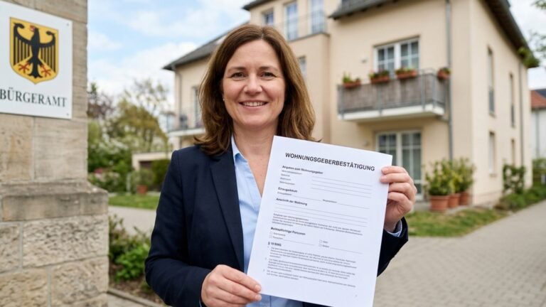 Wohnungsgeberbestätigung requirement