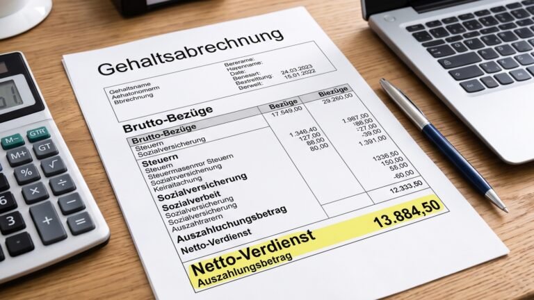 Understanding German Pay Slip Gehaltsabrechnung